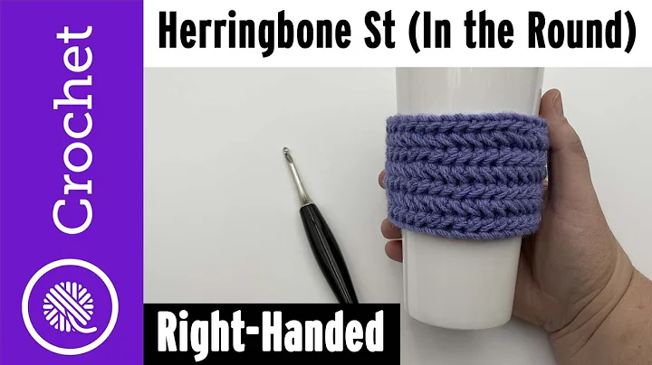 Crochet Herringbone Stitch In the Round (Plus FINISHING)