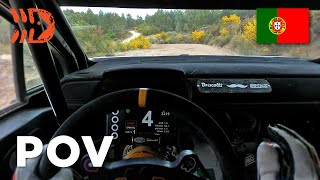 Rally Portugal Testing POV Helmet Cam 4K - Flat Out