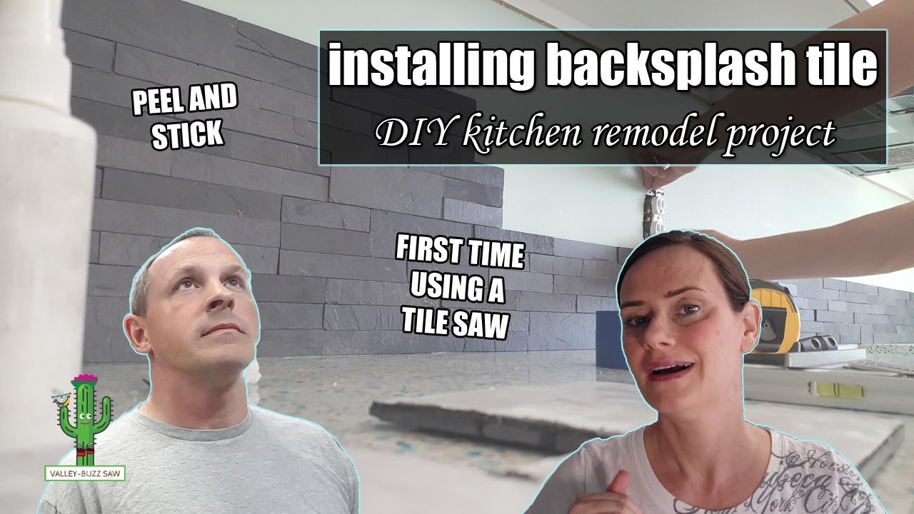 Installing Kitchen Backsplash Tile #DIYhomeimprovement #DIYremodel