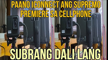 paano iconnect ang supremo premiere sa cellphone,how to connect action cam supremo to cellphone..