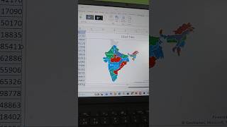 Excel में Map Chart कैसे बनाएं | Step by Step Tutorial #excel #mapchart