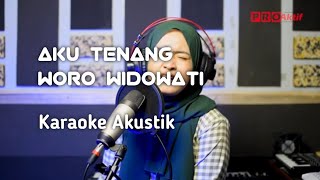 Aku tenang ( akustik karaoke )