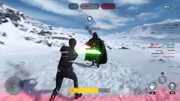 Star Wars : Battlefront Beta Clip - Luke Skywalker vs Darth Vader