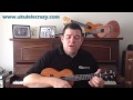 Take me home, Country roads Ukulele cover (John Denver)