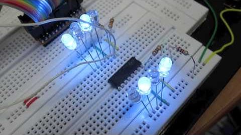 STP08CP05 8-bit LED Driver Testing