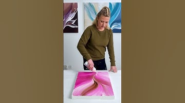 Delicate Brushstrokes with LOVE #shorts #happyvalentinesday