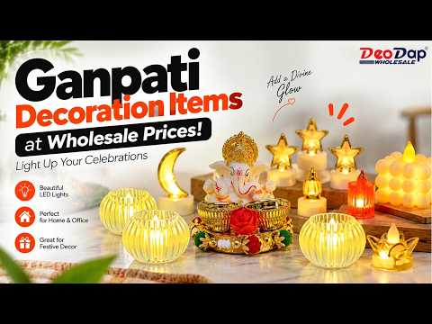 Ganpati Decoration Items at Wholesale Prices! | DeoDap Warehouse Vlog