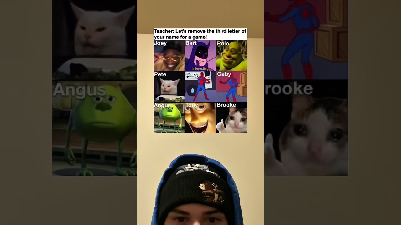 Teacher Let S Remove The These D Letter Of Your Name For A Game