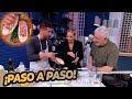 Locho les explicó a Carina Zampini y Roberto Ottini el paso a paso para preparar el &quot;Chorilocho&quot;