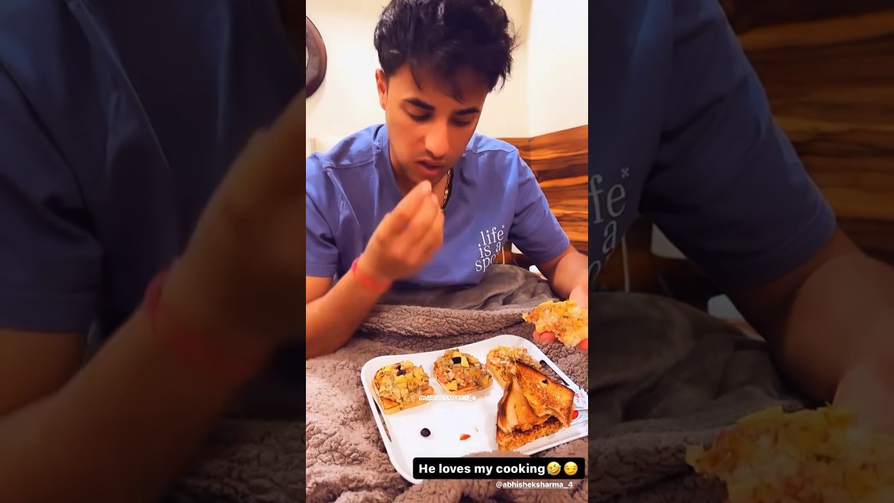 Abhishek Sharma sister cooking 