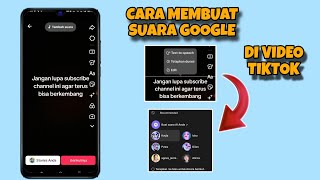 Cara Membuat Suara Google di Video Tiktok | VIRAL DI TIKTOK