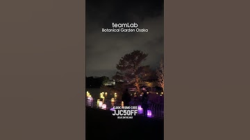 Love nature and digital art?😍 📍teamLab Botanical Garden Osaka might be a perfect place for you🌳💡