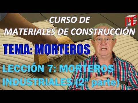 Video: ¿Están estriados los morteros?