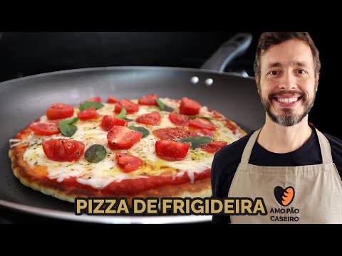 PIZZA DE FRIGIDEIRA - Receita rápida e fácil que não precisa de forno