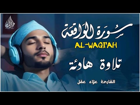 سورة الواقعة كاملة بصوت القارئ علاء عقل       