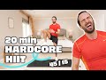 NEW!! 20 Moves in 20 Minutes |  HARDCORE Workout | Full Body No Equipment | The Body Coach TV