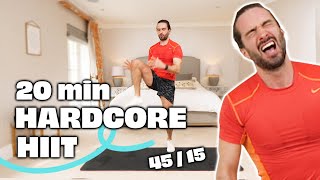 NEW!! 20 Moves in 20 Minutes | HARDCORE Workout | Full Body No Equipment | The Body Coach TV