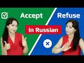 How to Accept and Refuse in Russian | Different Ways to Say &#39;Yes&#39; and &#39;No&#39; in Russian