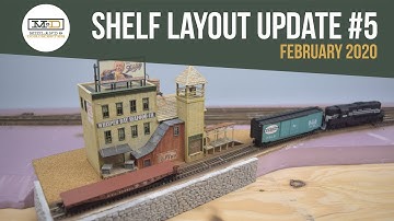 Midland & Dorchester — N Scale Shelf Layout Update 5 — February 2020