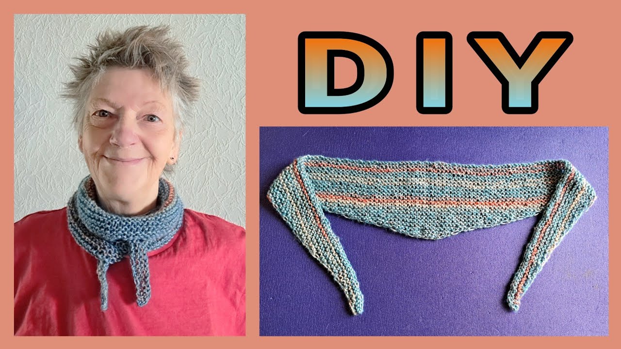 Kurzes Mini - Dreieckstuch stricken • DIY * Julebuergerfee