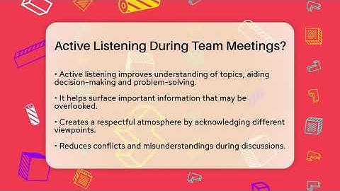 Active Listening During Team Meetings? - The Personal Growth Path