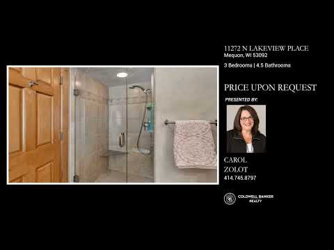 11272 N Lakeview Place, Mequon, WI home video tour