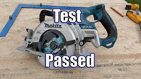 Makita XSR01Z 18V X2 Brushless Rear-Handle Circular Saw Review