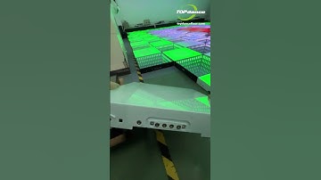 Quick to install, impossible to ignore—this LED floor goes the distance#leddancefloor #shorts #event