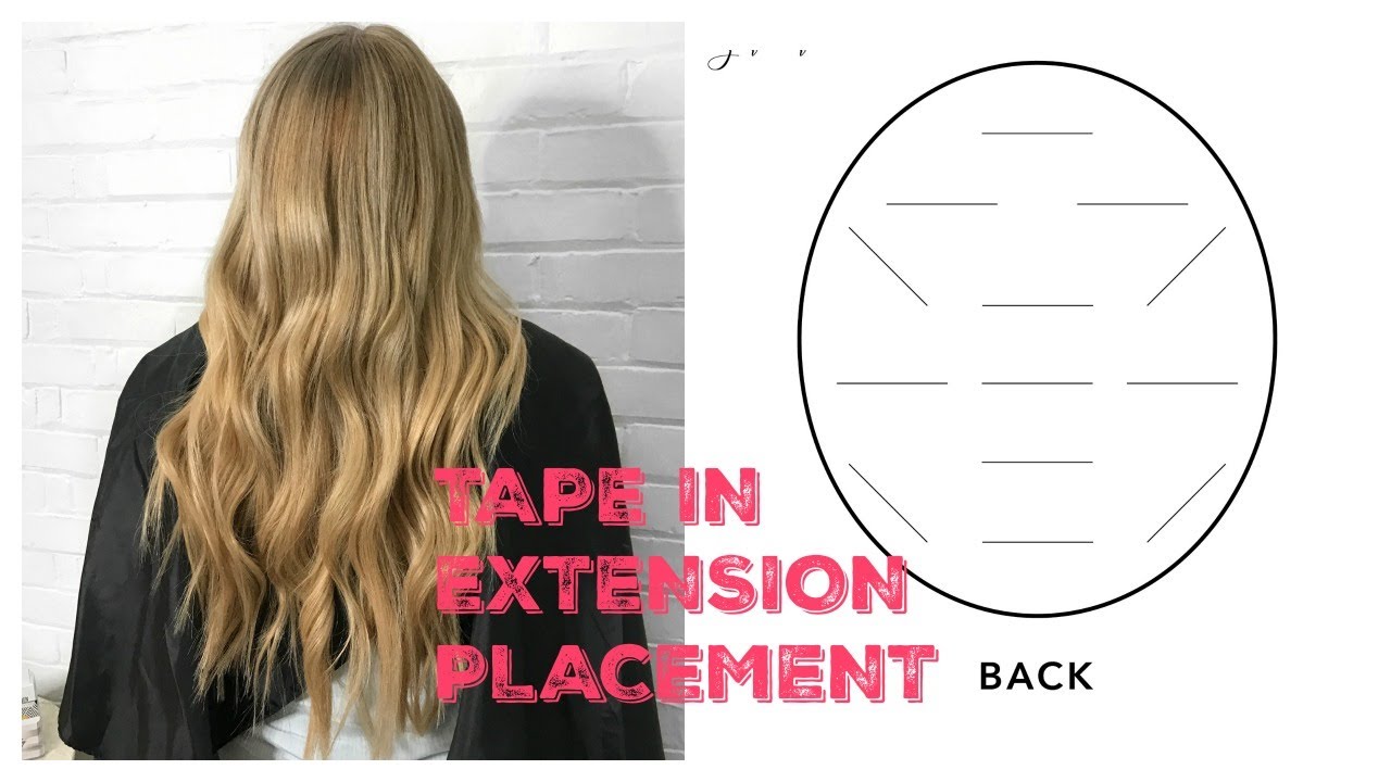 TAPE IN EXTENSION PLACEMENT BLENDING AND STYLING YouTube