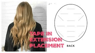 TAPE IN EXTENSION PLACEMENT + BLENDING AND STYLING