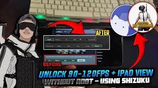 How To Unlock 90-120FPS + iPad View On PUBG Mobile Without Root | Using Shizuku 2024 screenshot 3