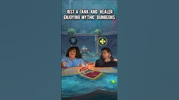 gewoon een tank en een healer die genieten van mythische kerkers #wow #worldofwarcraft #warcraft