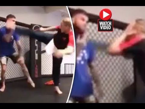 Shocking video: Jean-Claude Van Damme almost KO Cody Garbrandt during sparring