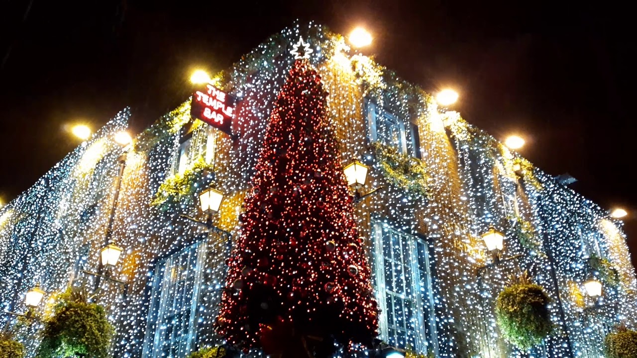 Christmas decorations  Dublin, Ireland 2019  YouTube