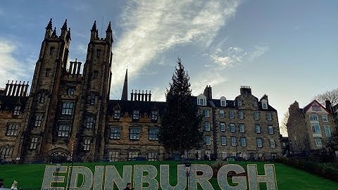 A Day in Edinburgh filmed with Insta360 Go2 Dec 2022