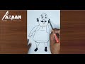 How to draw motu drawing step by step tutorial aaartworks 2022