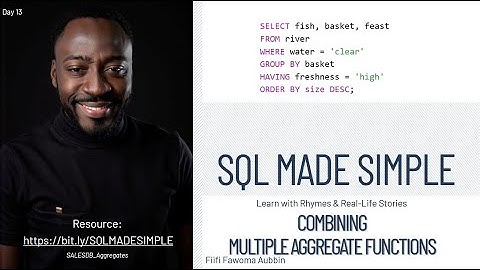Day 13: Combining Multiple Aggregate Functions in SQL