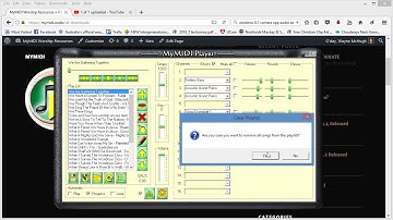 MyMIDI Worship Resources training video #6 MyMIDI Player - Saving and Restoring Playlists