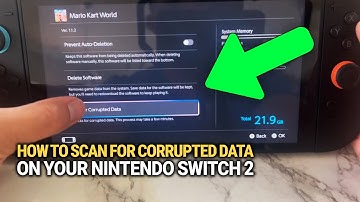 How To Scan For Corrupted Data on Your Nintendo Switch 2: Fix Game Issues Fast!