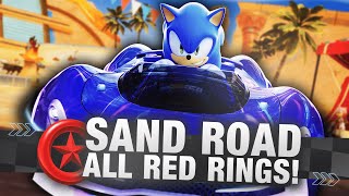 Sonic Racing CrossWorlds: All Sand Road Red Star Ring Locations!