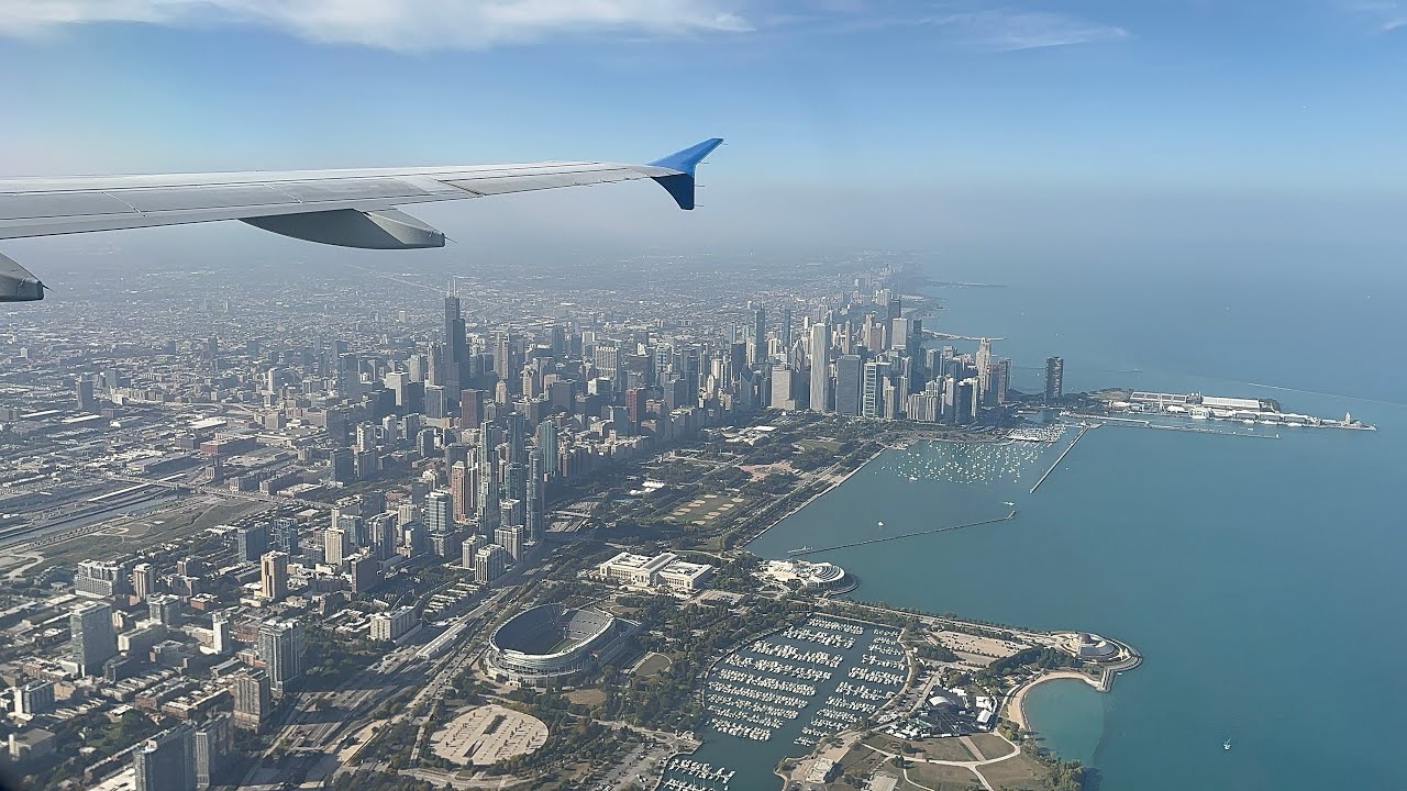 [4K] Stunning Downtown Arrival into Chicago Midway | Airbus A320-214 | N294NV | KPGD - KMDW | G42522