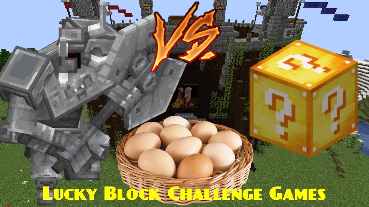 Minecraft - FERROUS WROUGHTNAUT Lucky Block Challenge Games - Minecraft Modded Mini-Games