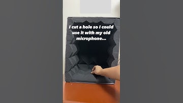 DIY Microphone Sound Box For At Home Studio!