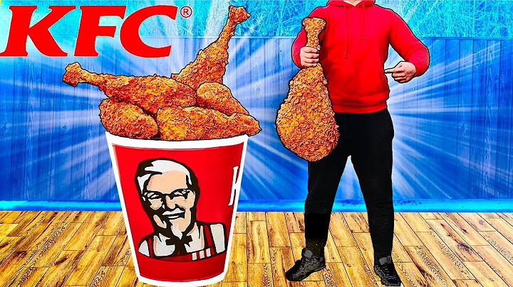 Géant KFC Seau | Comment fabriquer le plus grand pilon KFC DIY au monde à partir d'autruche VANZAI
