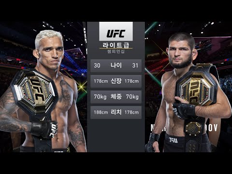 UFC Charles Oliveira vs Khabib Nurmagomedov