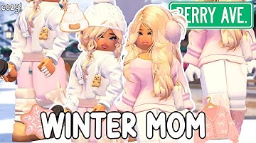 Cozy Pink MOM WINTER HOLIDAY OUTFIT Tutorials For Berry Avenue! 🩰❄️