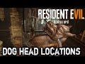 Resident evil 7  three dog head locations