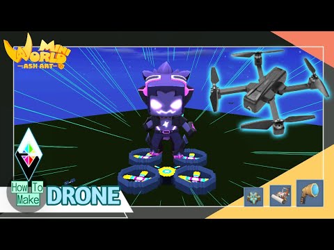 Video Mini World Block Art : Tutorial - How To Make Drone - youtube