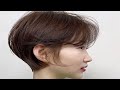 단발머리 구조 재단Short hair structure cutting