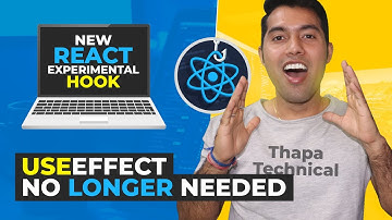 Do not use useEffect FOR THIS || React.js Upcoming hook 🔥